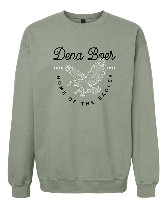 Curly Eagles Crewneck Sweatshirt