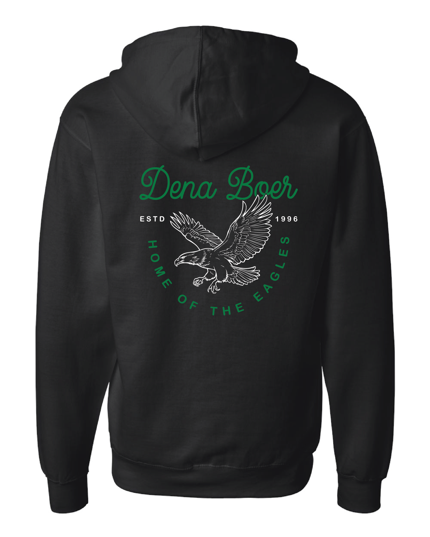 Curly Eagles Zip Up Hoodie