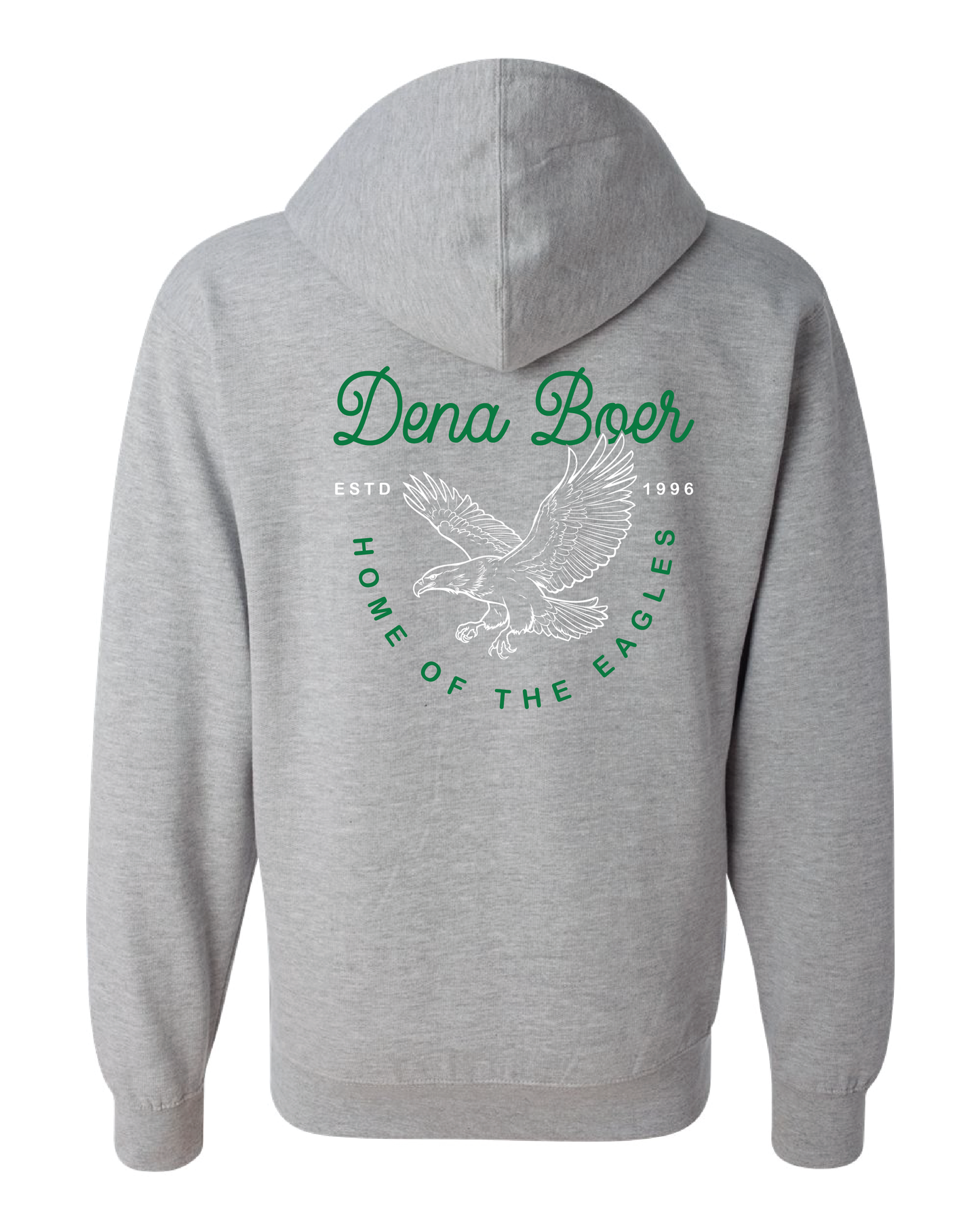 Curly Eagles Zip Up Hoodie