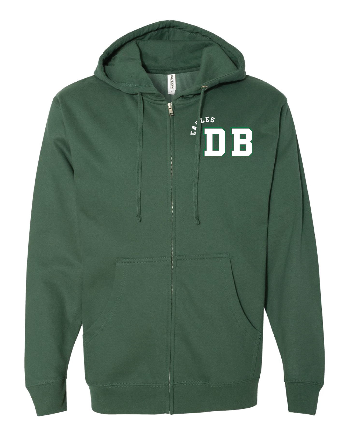 Curly Eagles Zip Up Hoodie