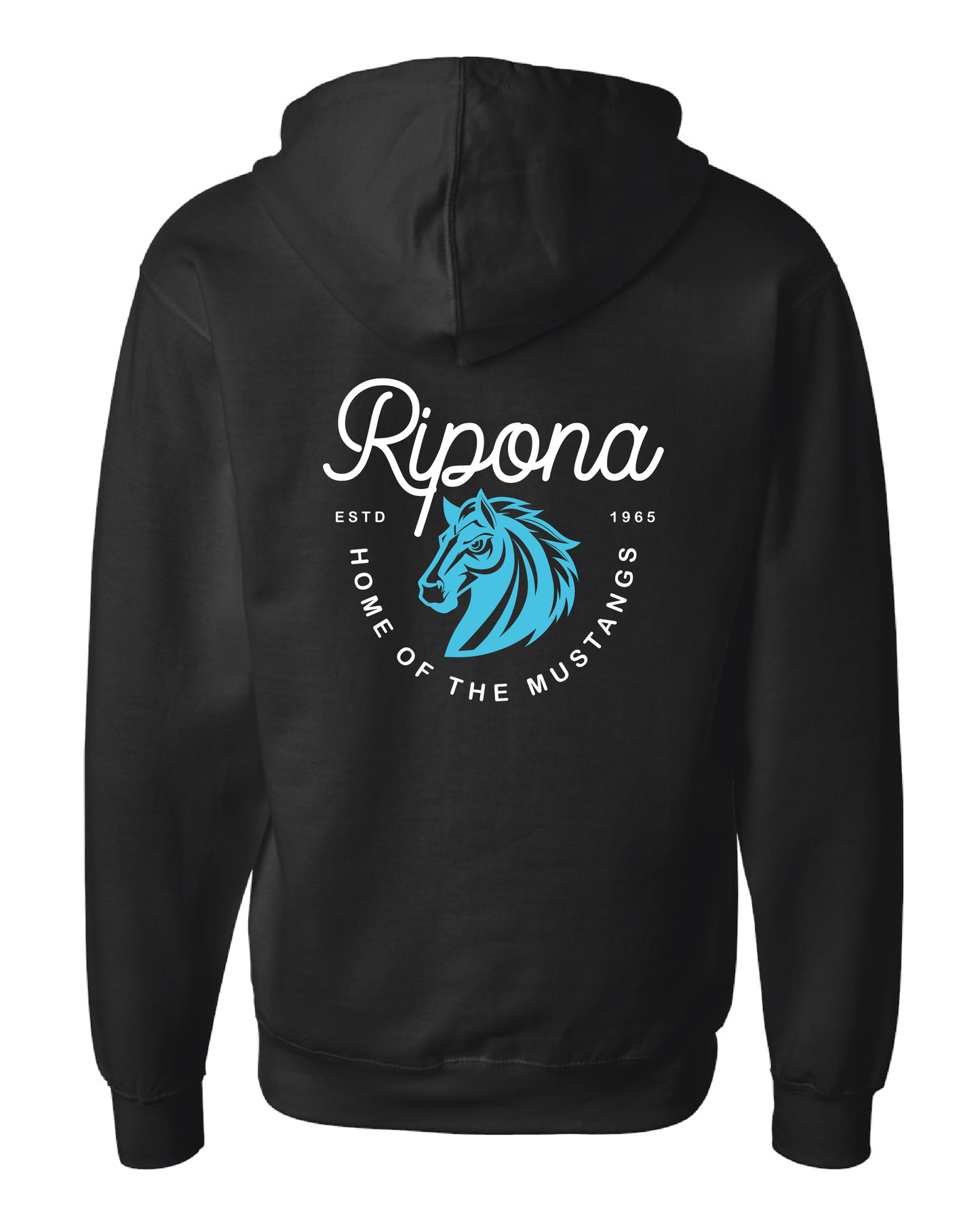 Curly Mustang Zip Up Hoodie