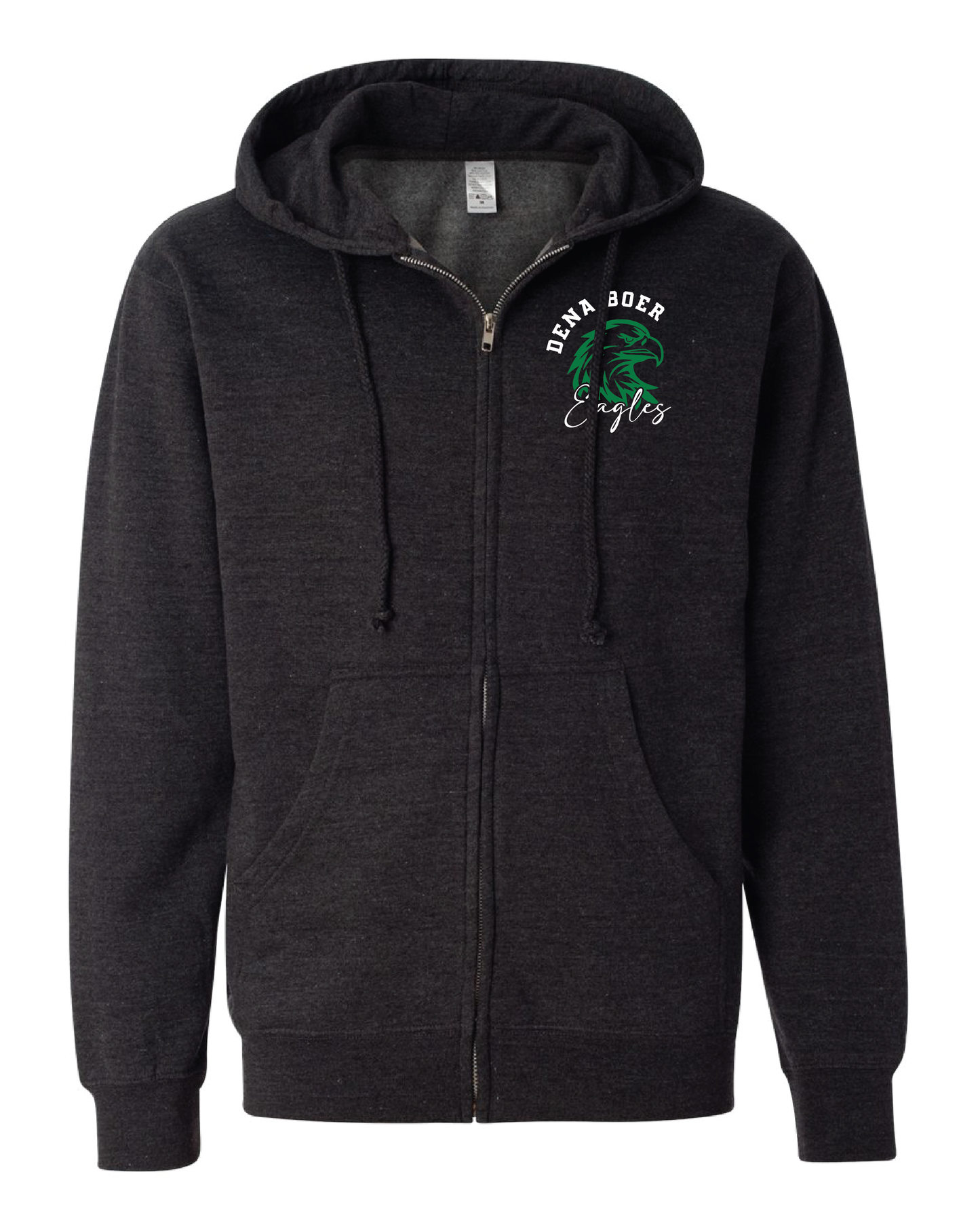 Glitter Eagles Zip Up Hoodie