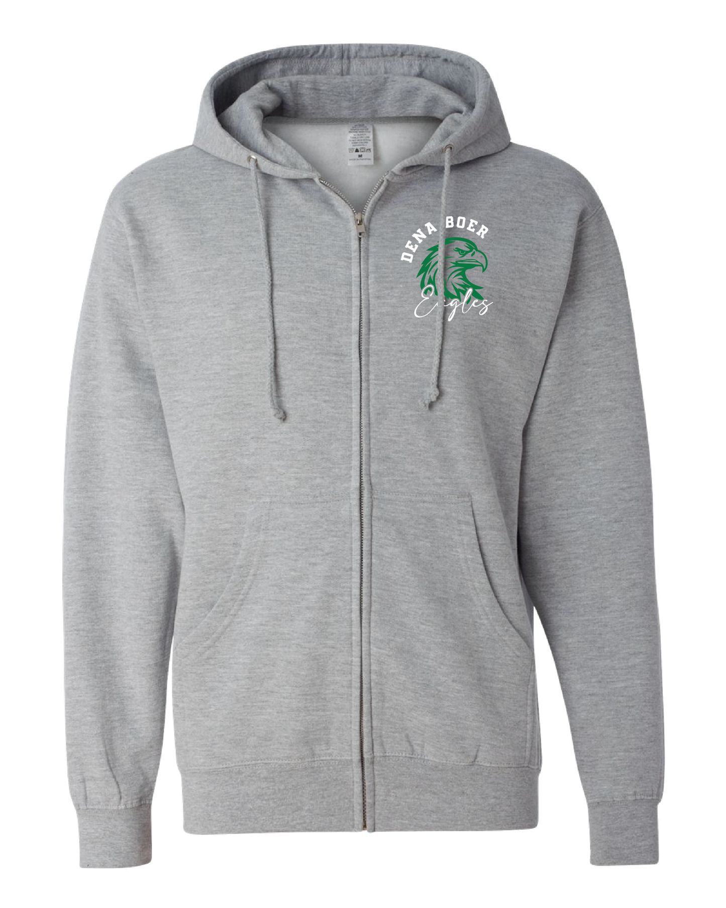 Glitter Eagles Zip Up Hoodie