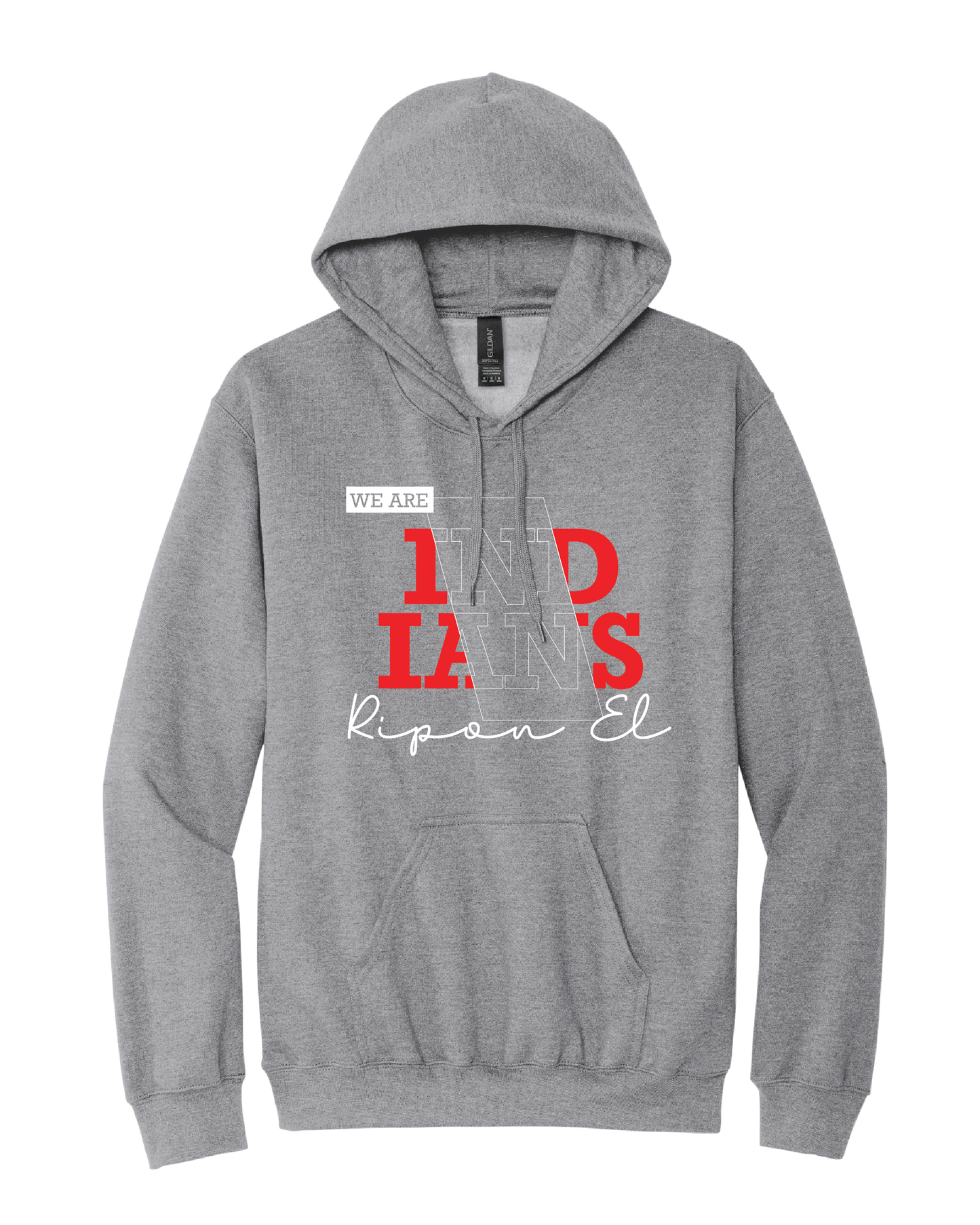 Line Art Indians Hoodie