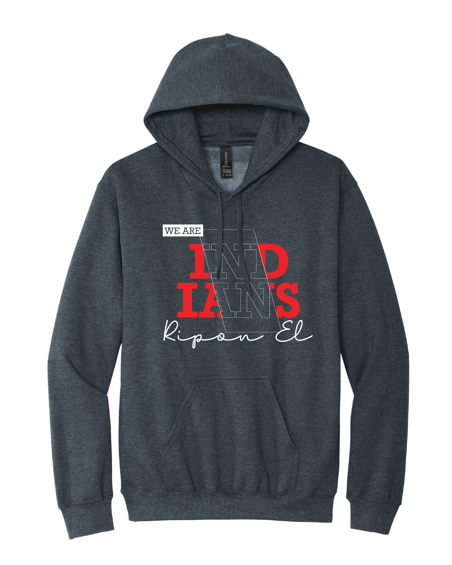 Line Art Indians Hoodie