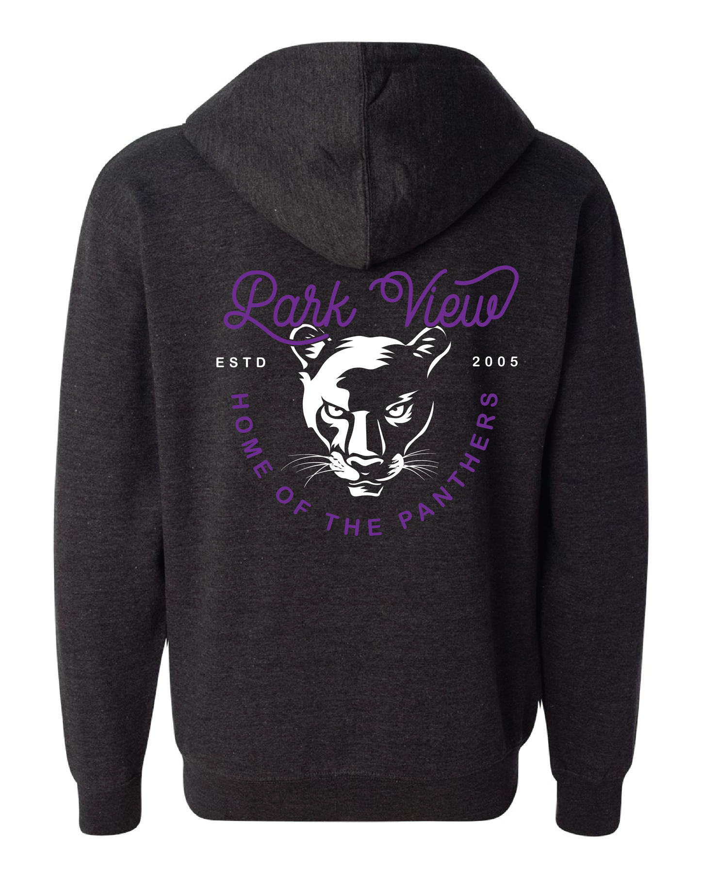 Curly Panthers Zip Up Hoodie