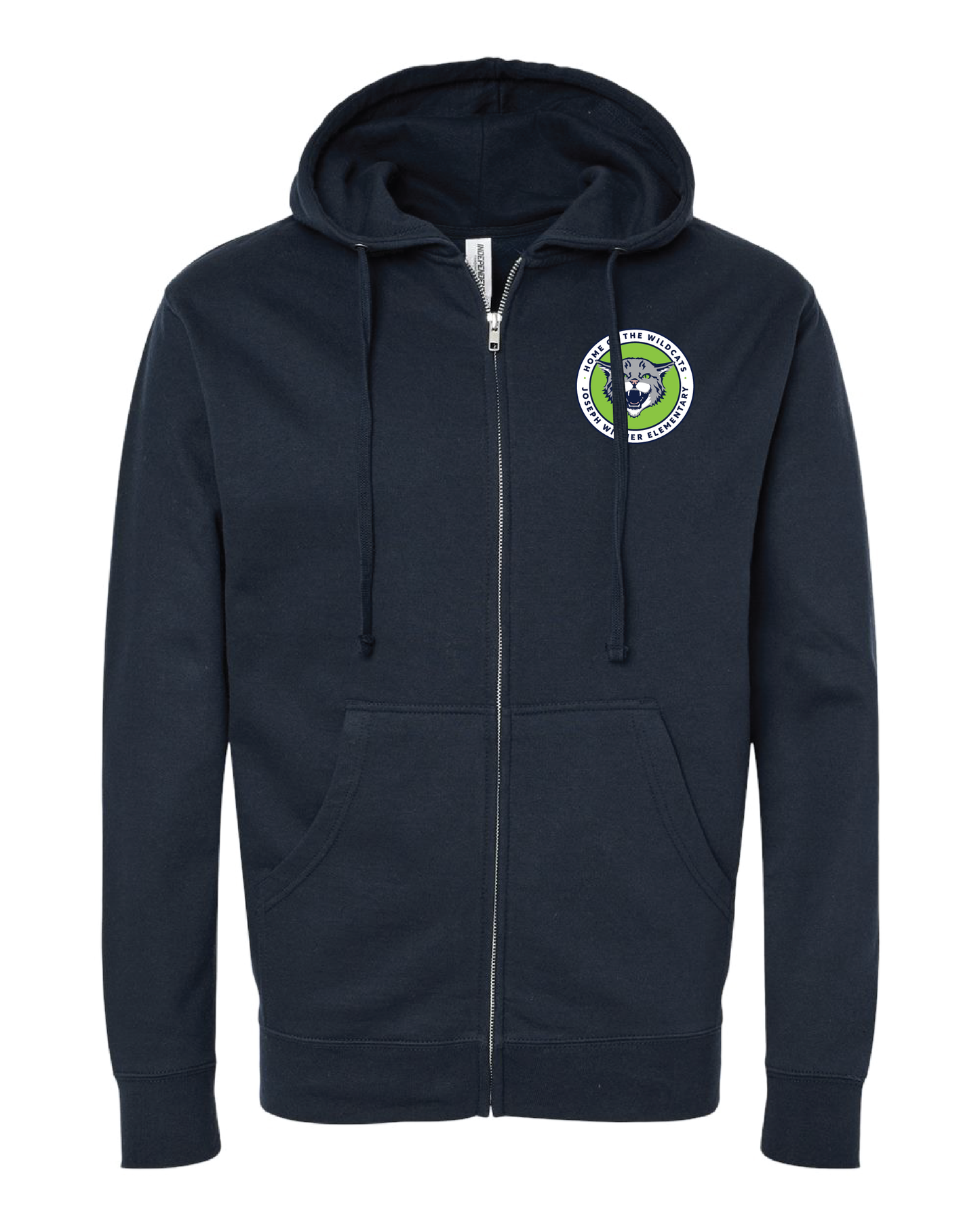 Wildcats Glitter Zip Up Hoodie