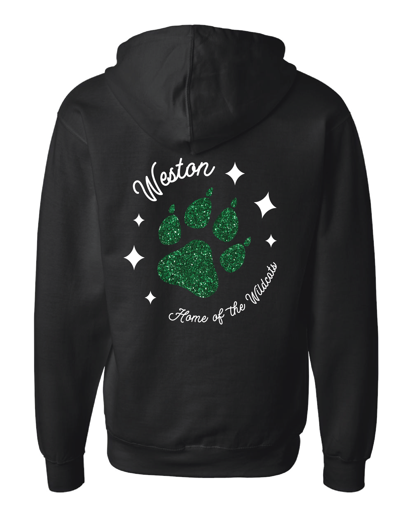 Glitter Wildcats Zip Up Hoodie