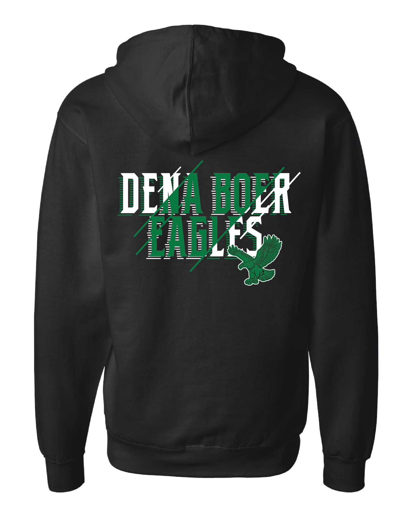 Collegiate Eagles Zip Up Hoodie