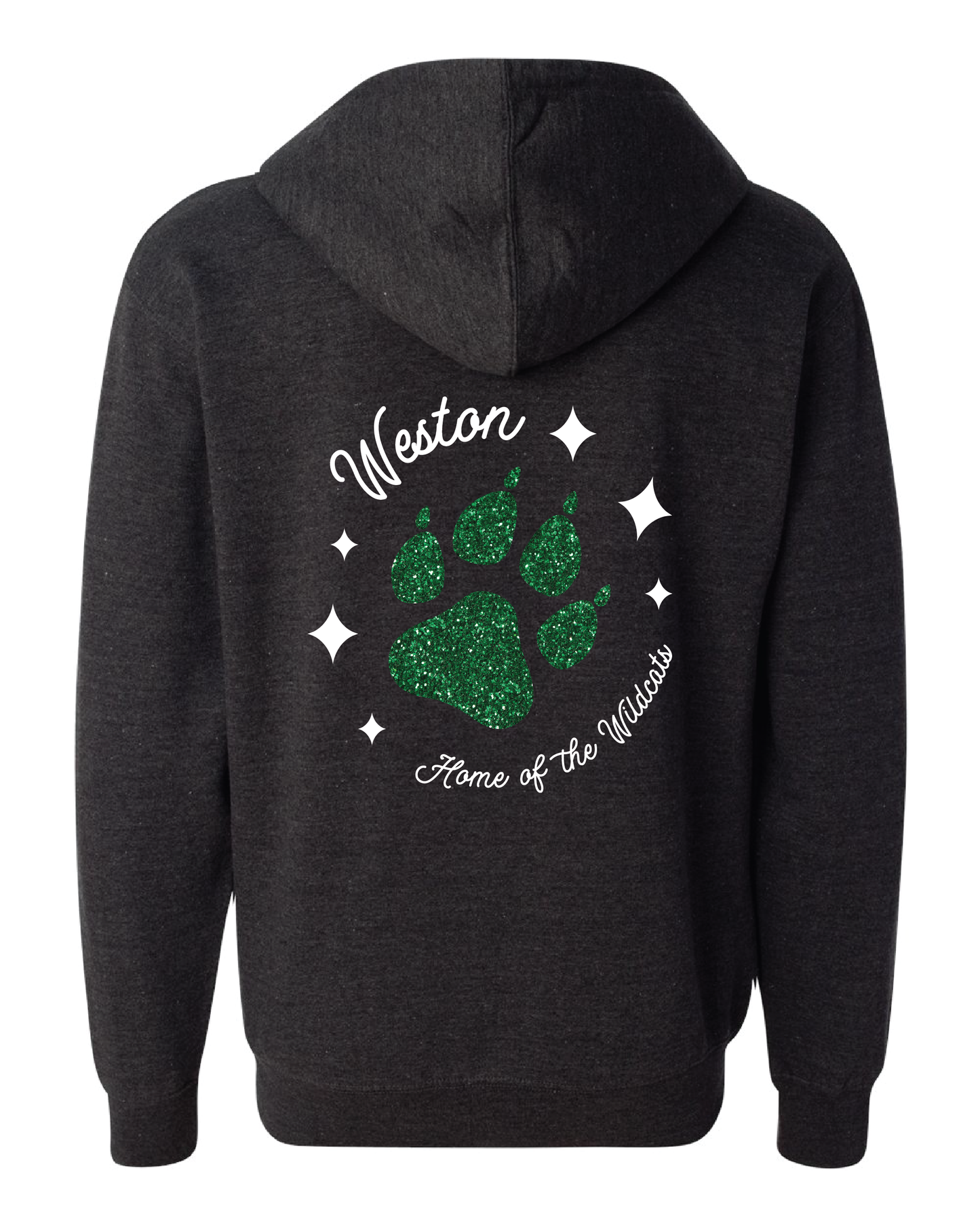 Glitter Wildcats Zip Up Hoodie