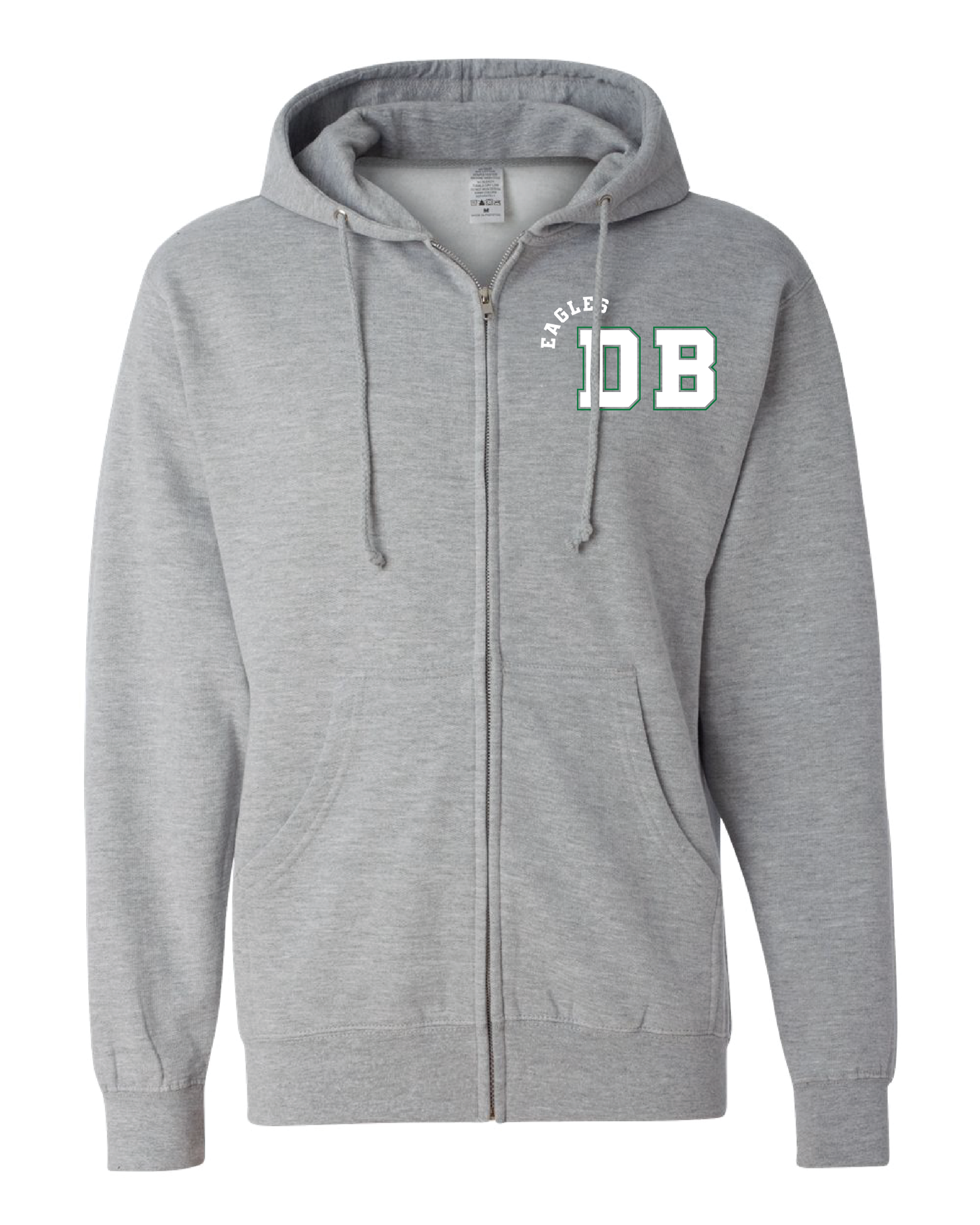 Collegiate Eagles Zip Up Hoodie