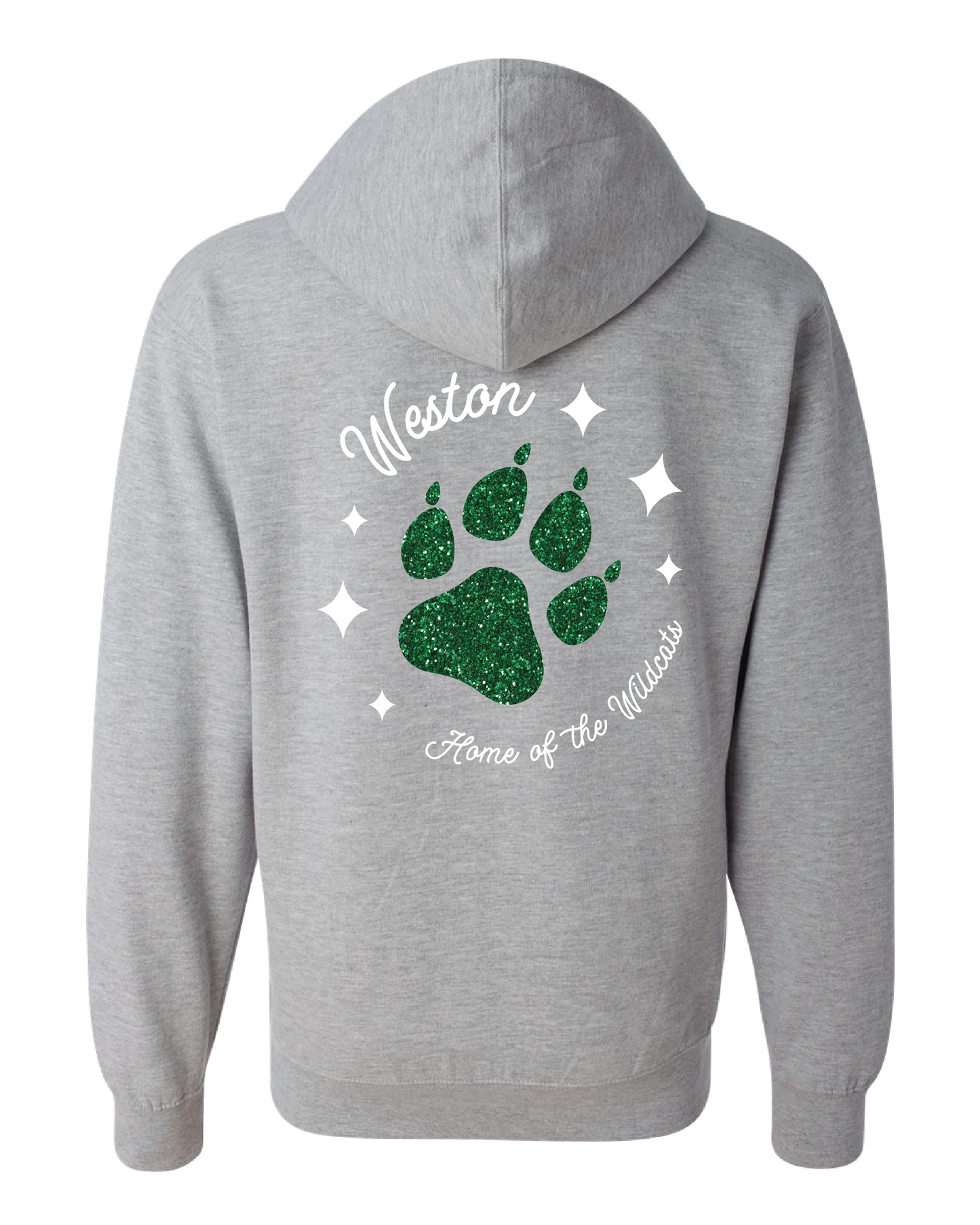 Glitter Wildcats Zip Up Hoodie