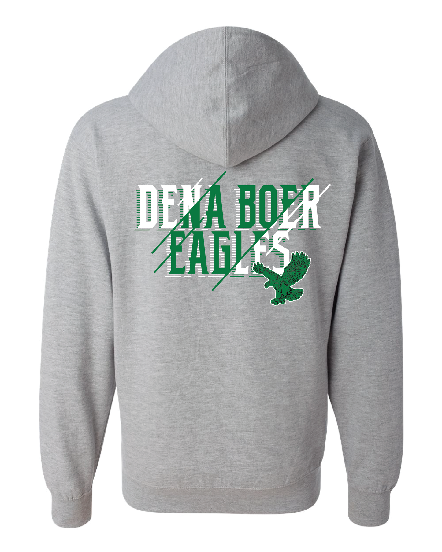Collegiate Eagles Zip Up Hoodie