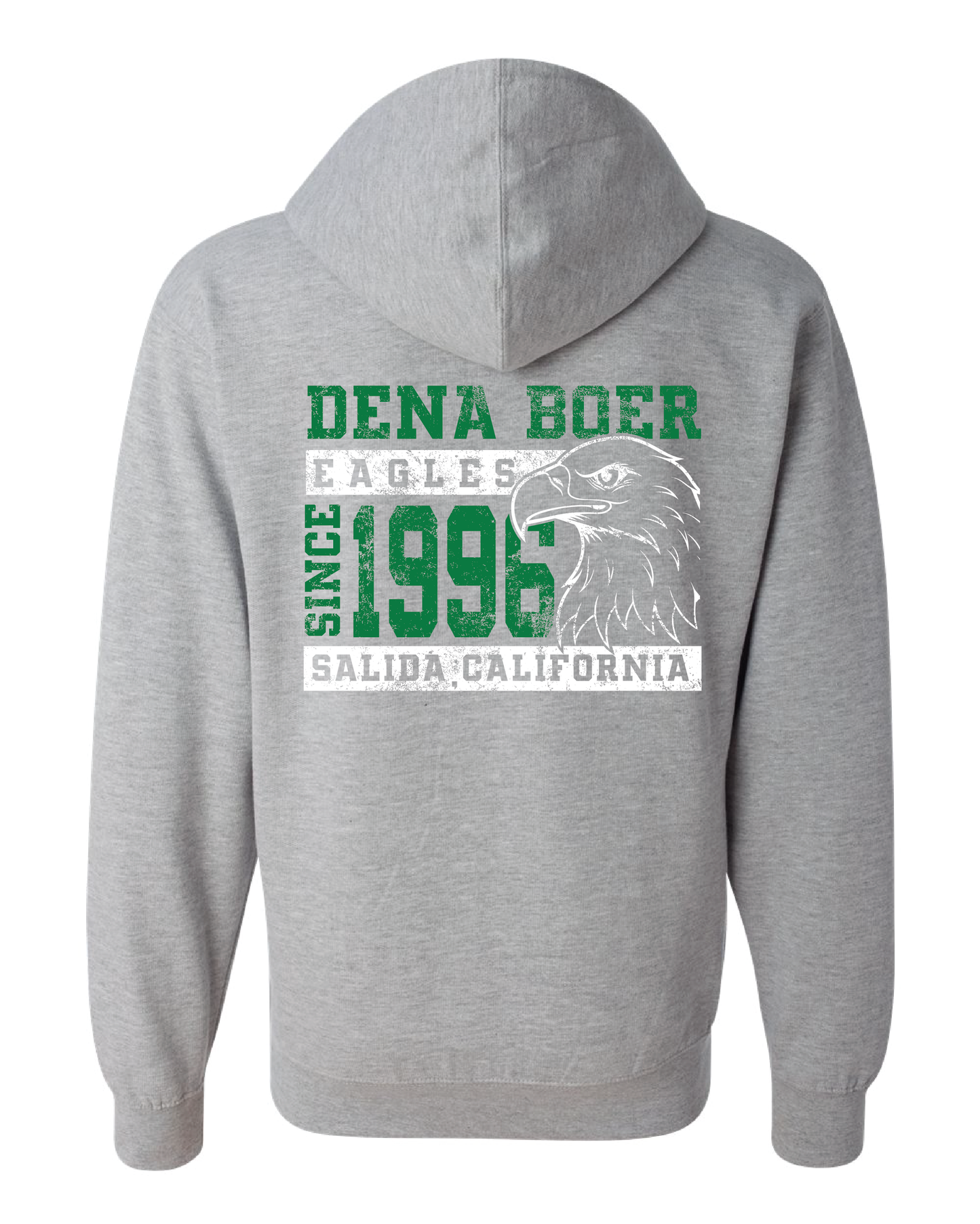Vintage Eagles Zip Up Hoodie