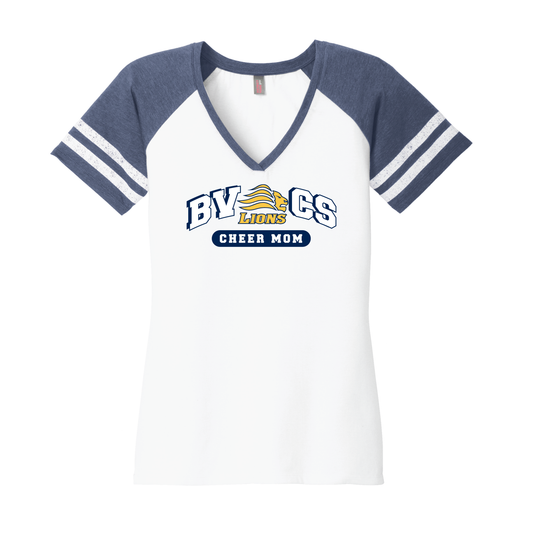 Ladie's Football Style Family Member Tee (choose your name)