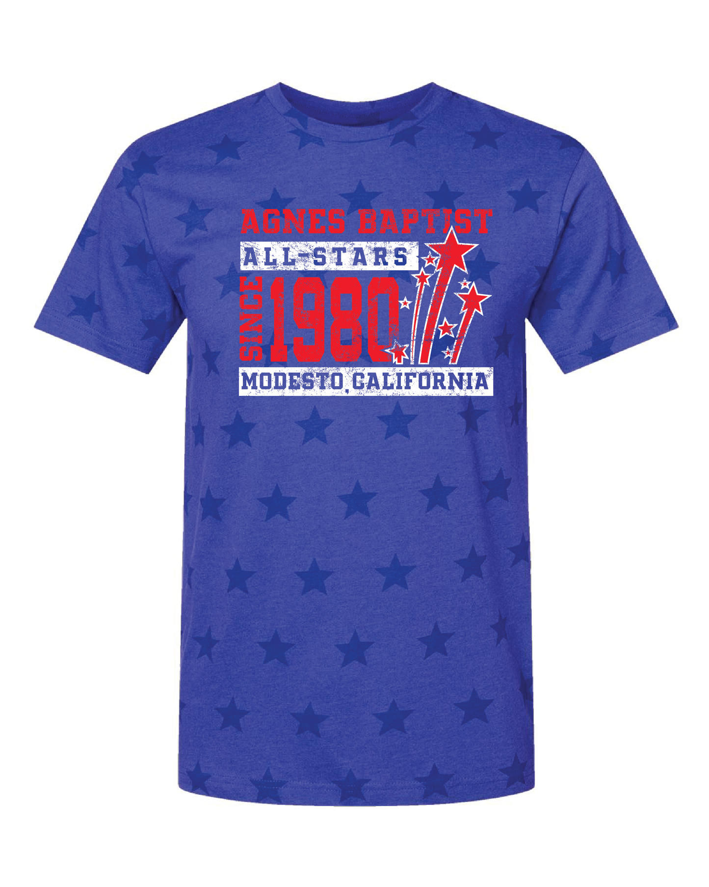 All Stars Distressed Tee