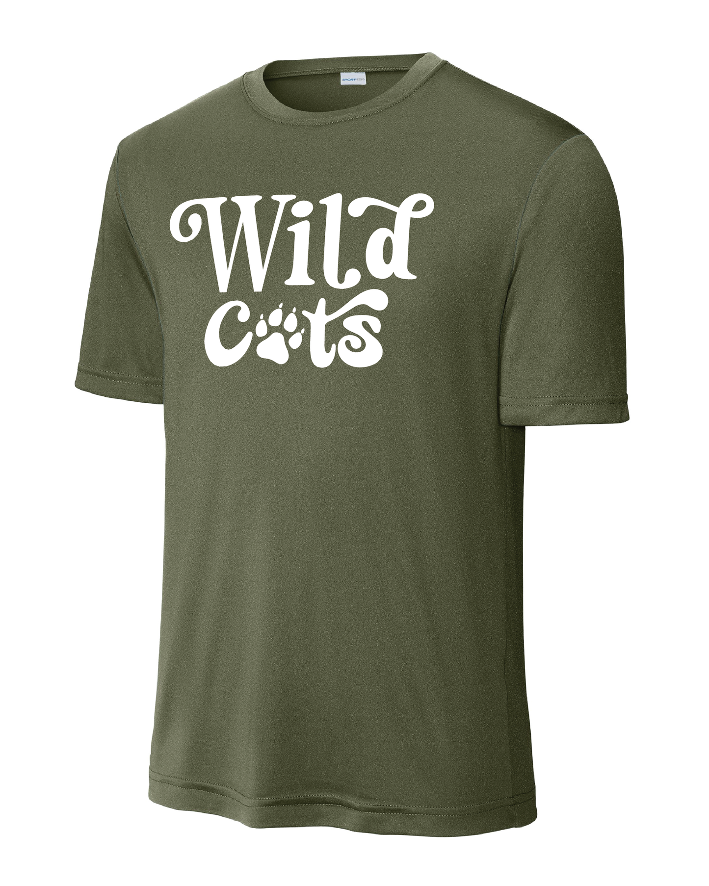 Wildcats Puff Paint Tee