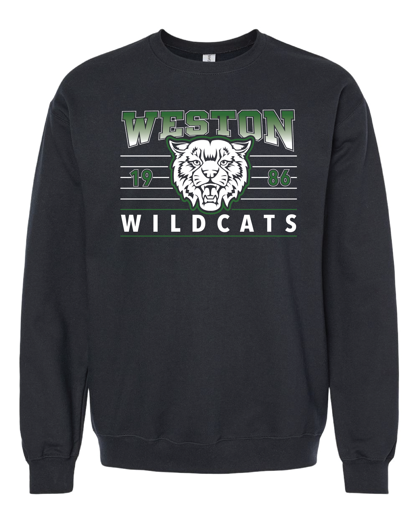 Ombre Wildcats Crewneck Sweatshirt
