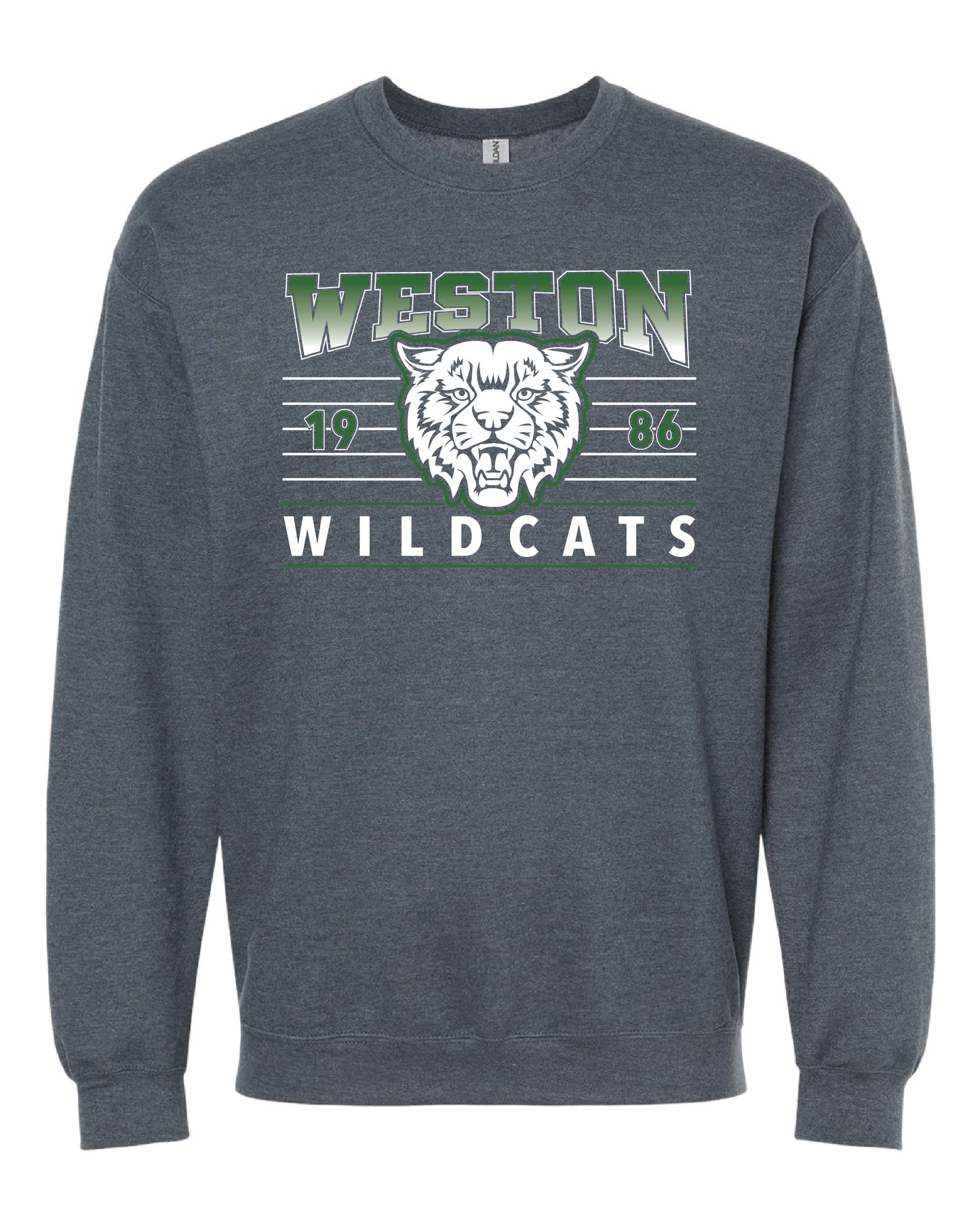 Ombre Wildcats Crewneck Sweatshirt