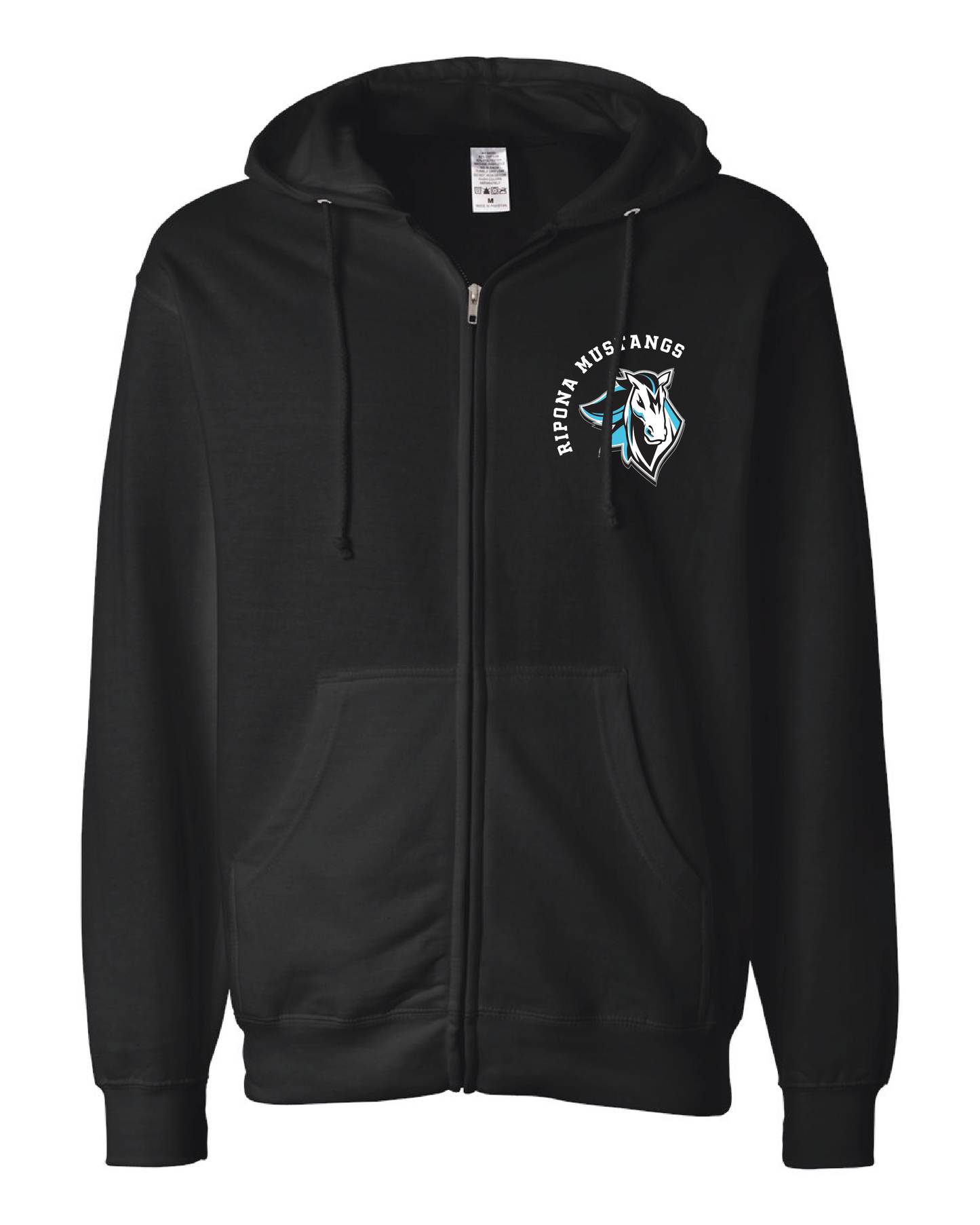 Vintage Mustang Zip Up Hoodie
