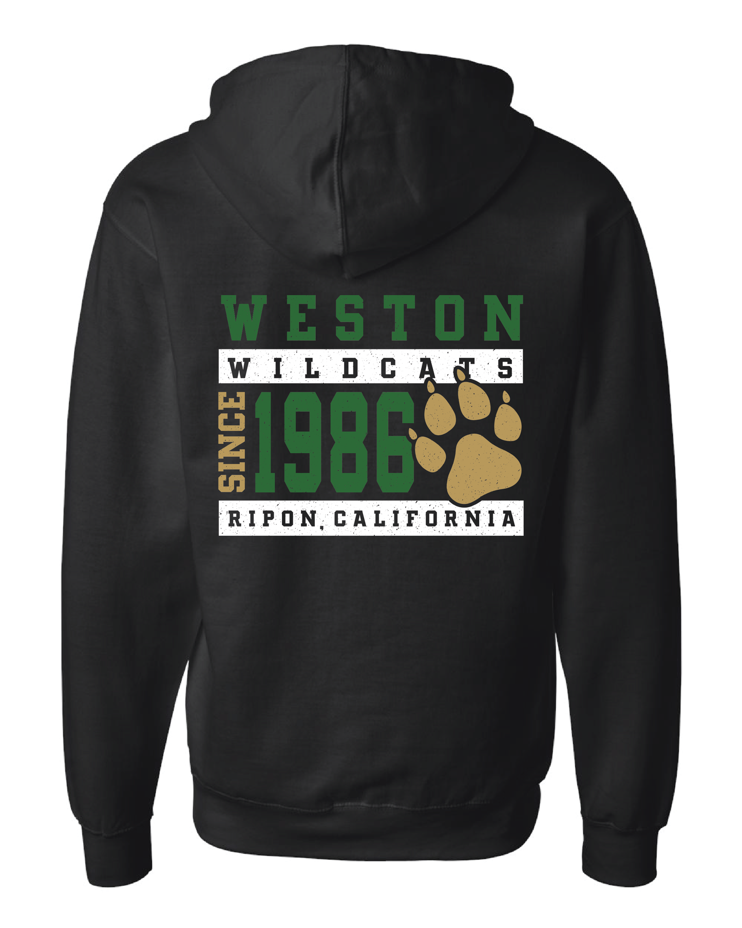 Vintage Wildcats Zip Up Hoodie
