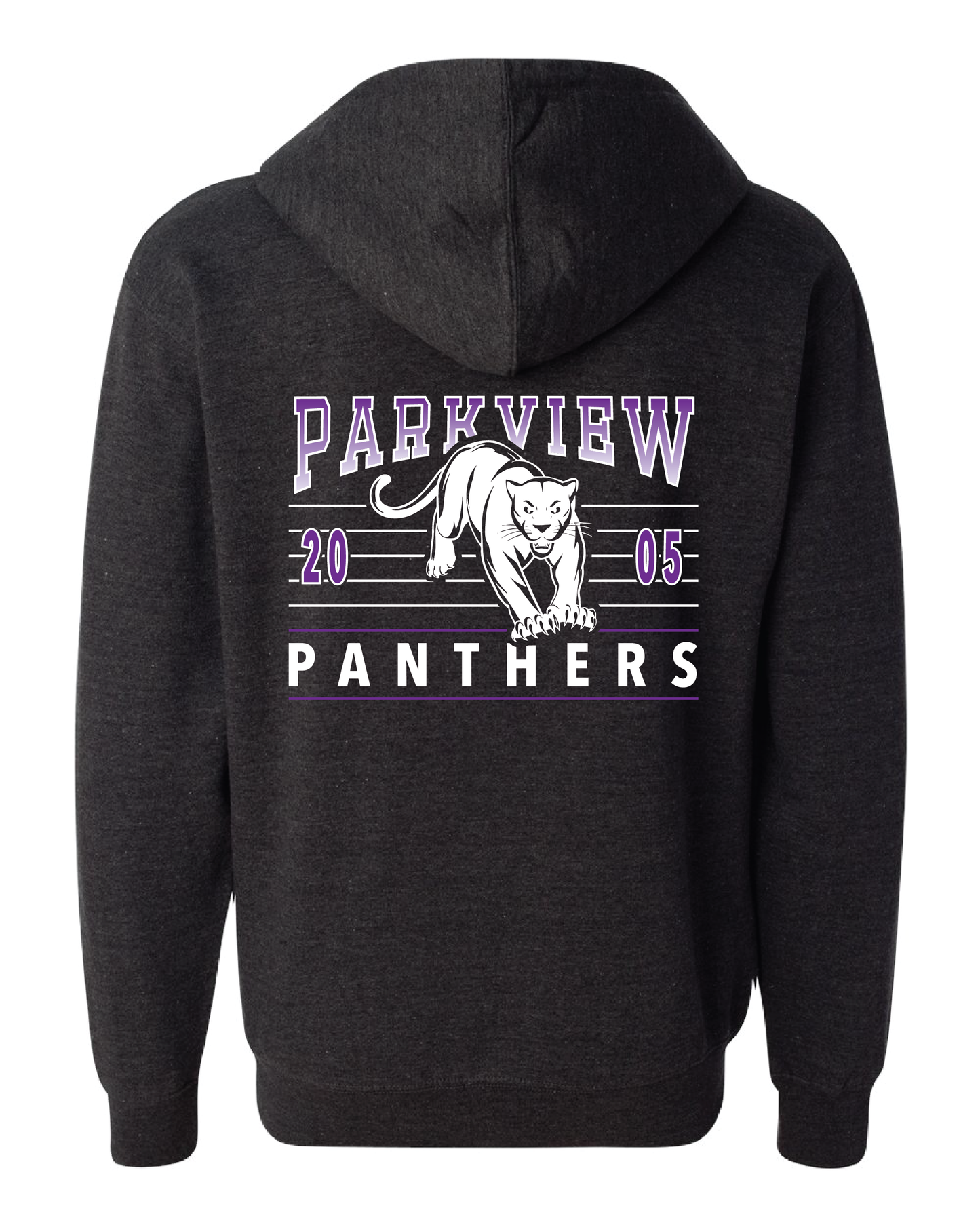 Ombre Panthers Zip Up Hoodie