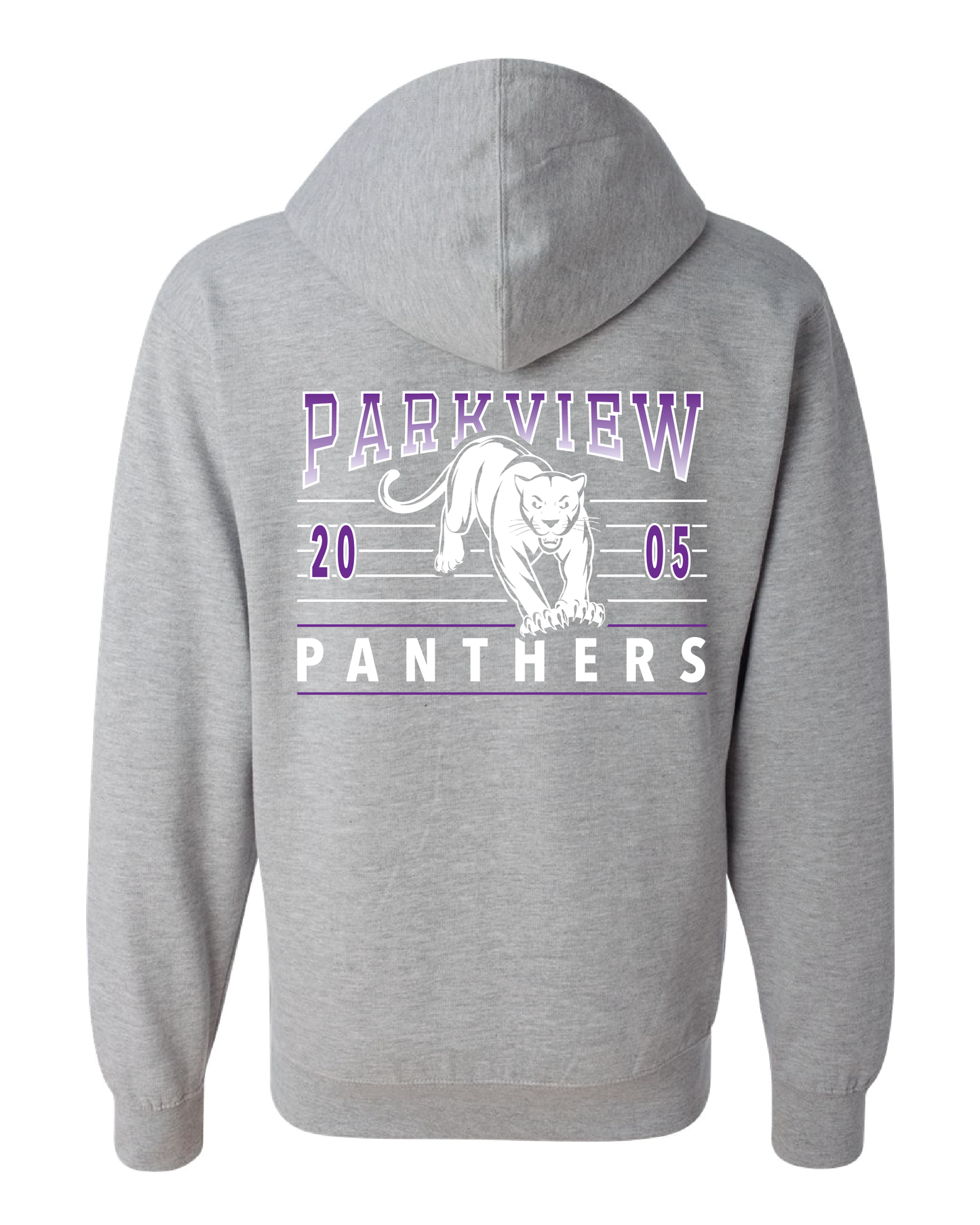 Ombre Panthers Zip Up Hoodie
