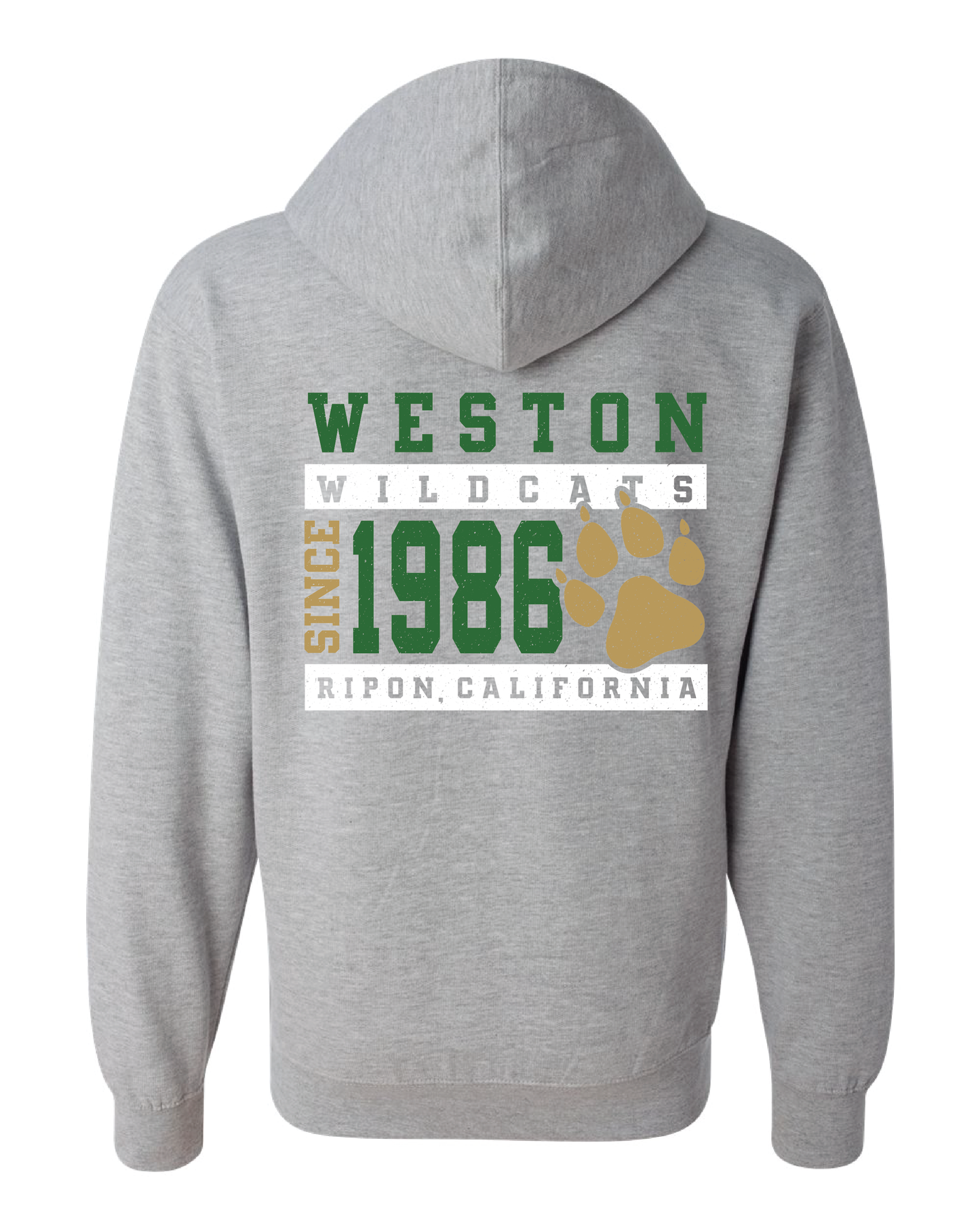 Vintage Wildcats Zip Up Hoodie