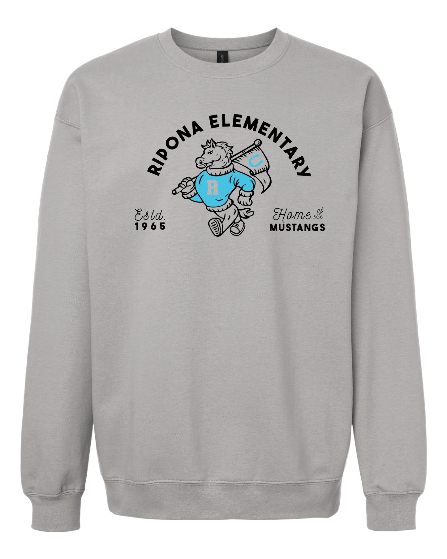 Mustang Caricature Crewneck Sweatshirt