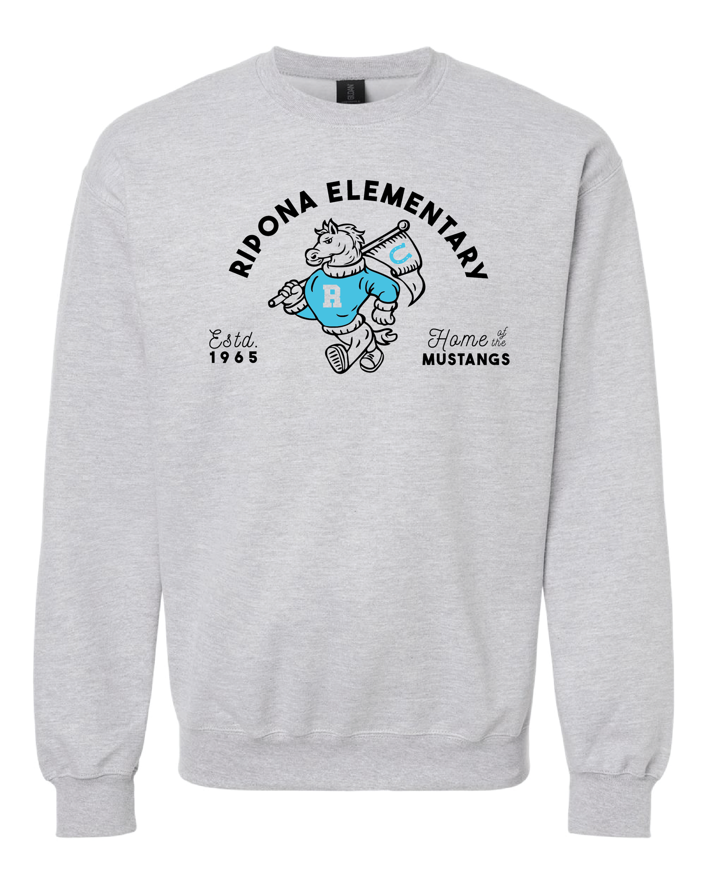 Mustang Caricature Crewneck Sweatshirt