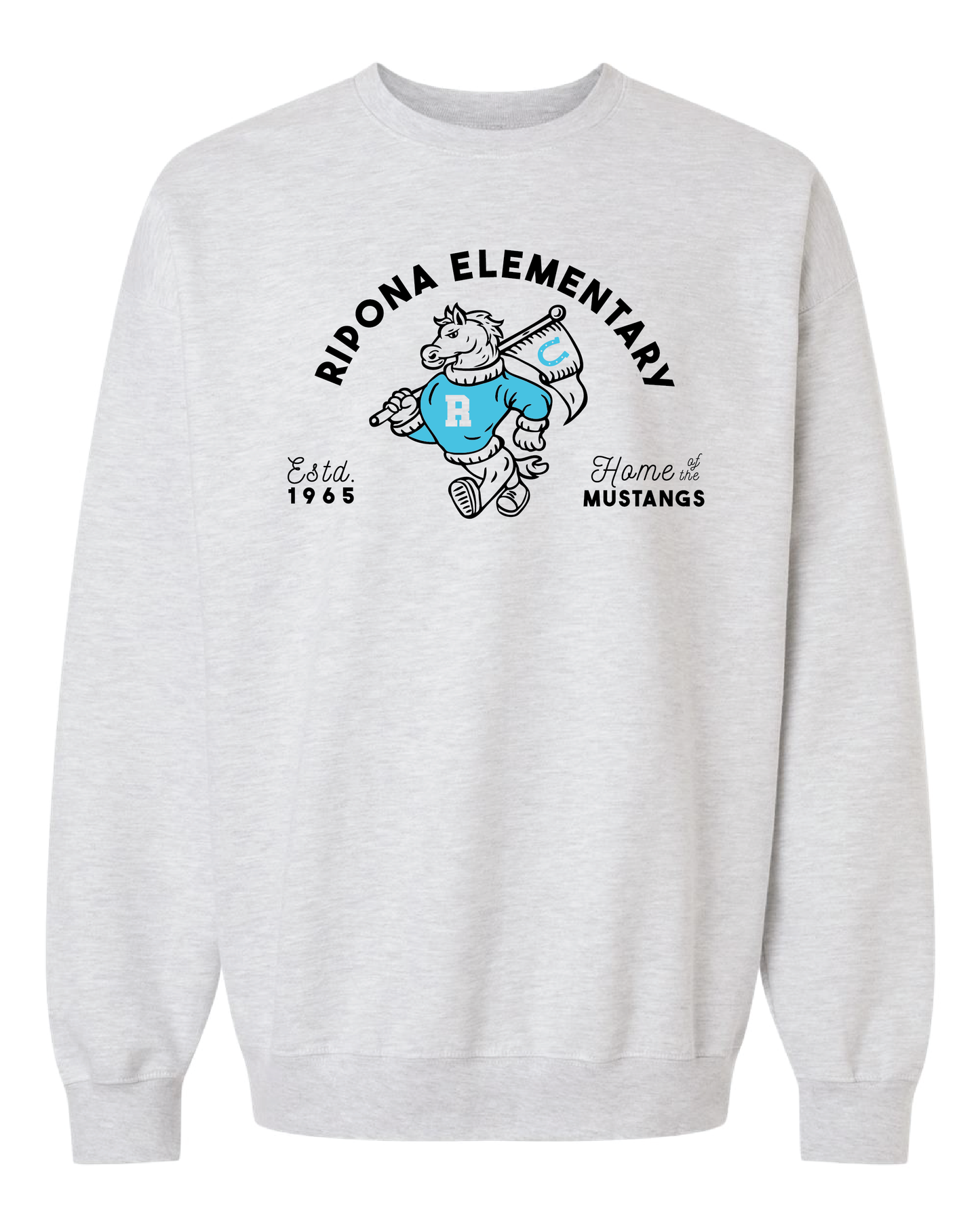 Mustang Caricature Crewneck Sweatshirt