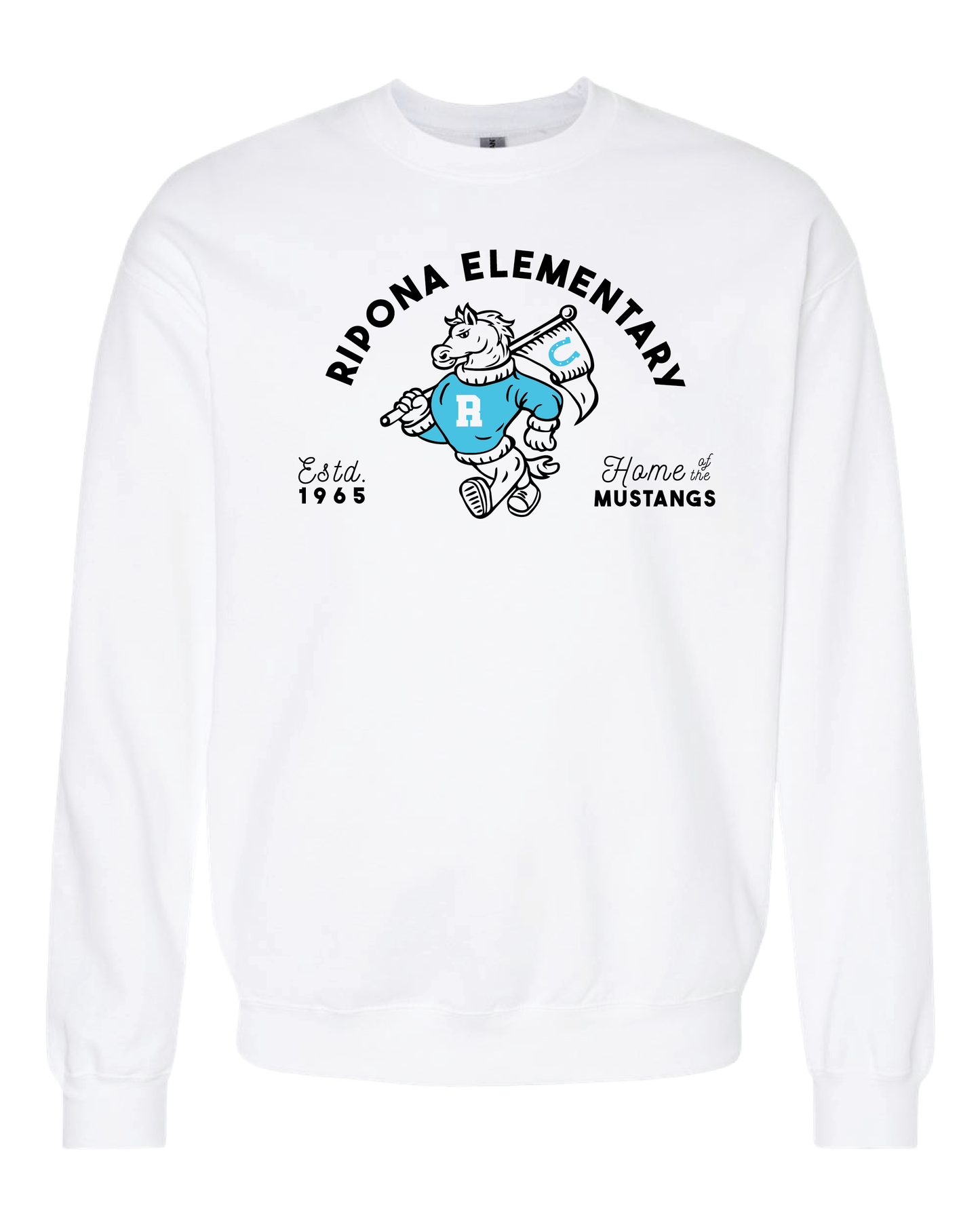 Mustang Caricature Crewneck Sweatshirt