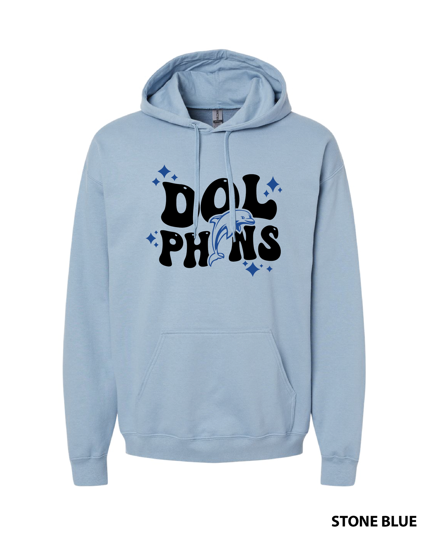 Groovy Dolphins Hoodie