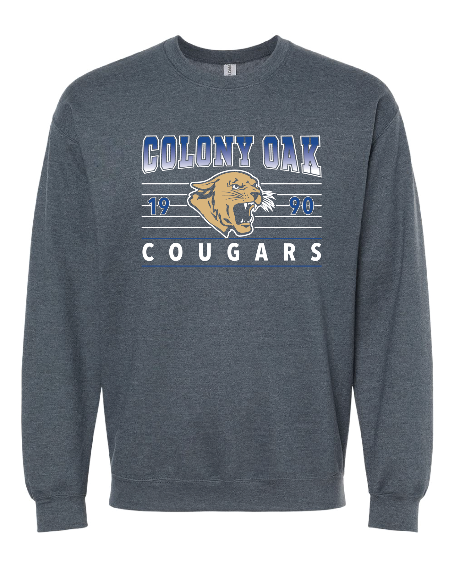 Ombre Cougars Crewneck Sweatshirt