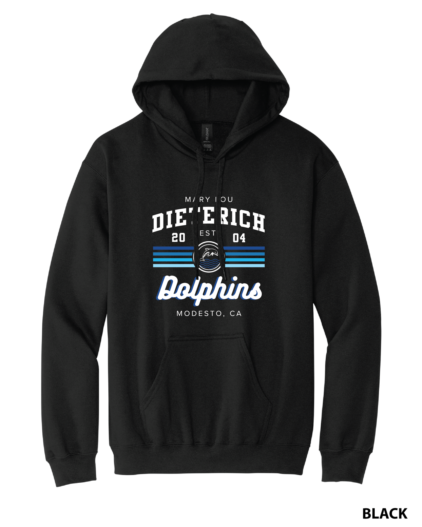 Ombre Dolphins Hoodie