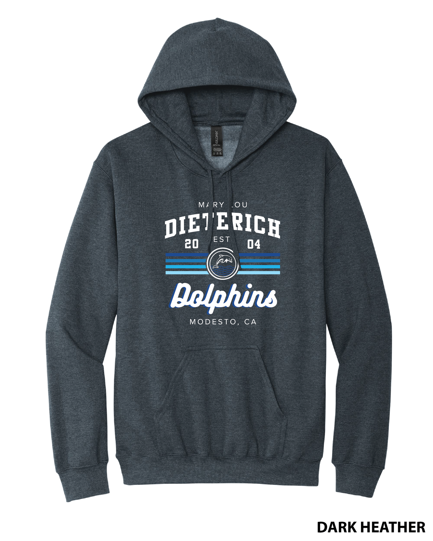 Ombre Dolphins Hoodie