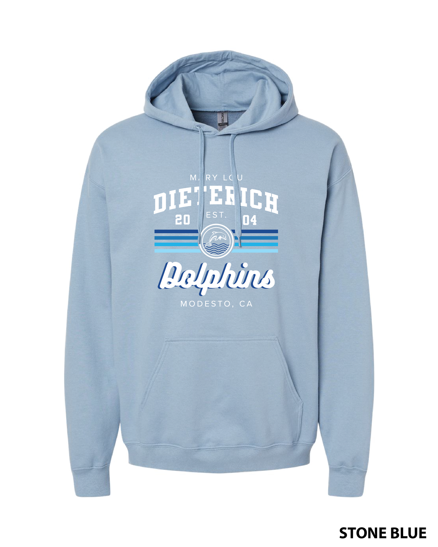 Ombre Dolphins Hoodie