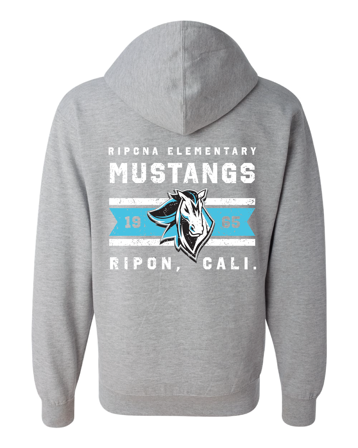 Vintage Mustang Zip Up Hoodie