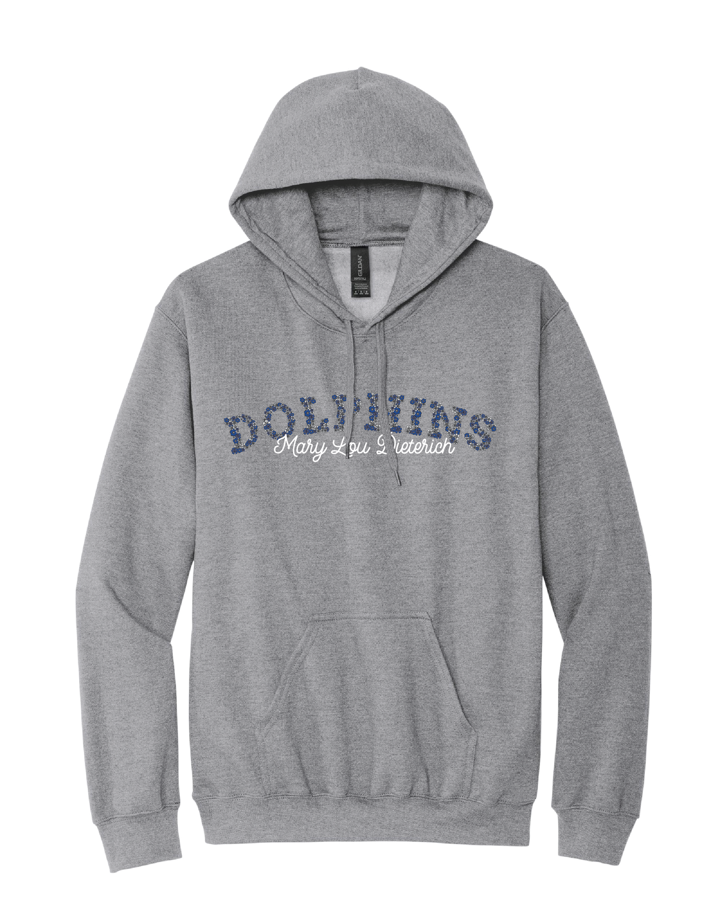 Floral Dolphins Hoodie