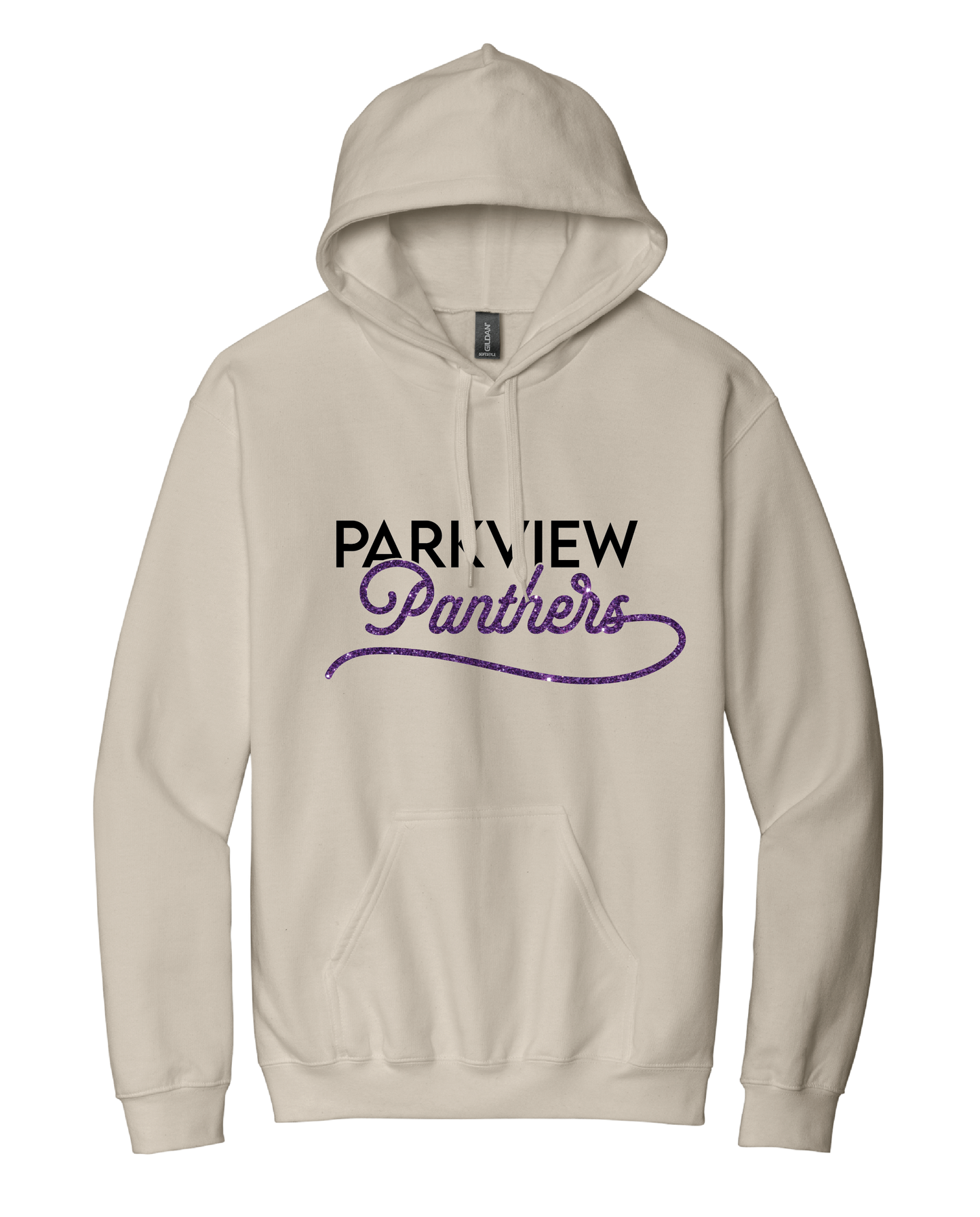 Glitter Script Panthers Hoodie