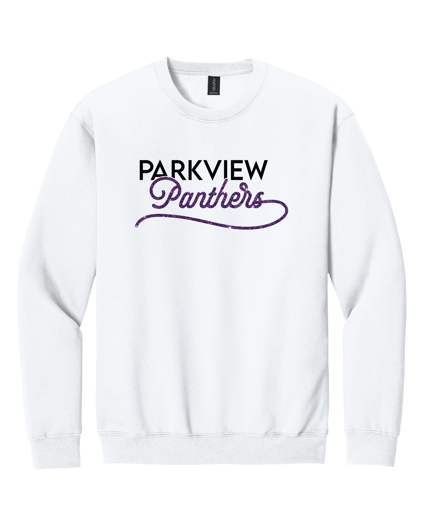 Glitter Script Crewneck Sweatshirt