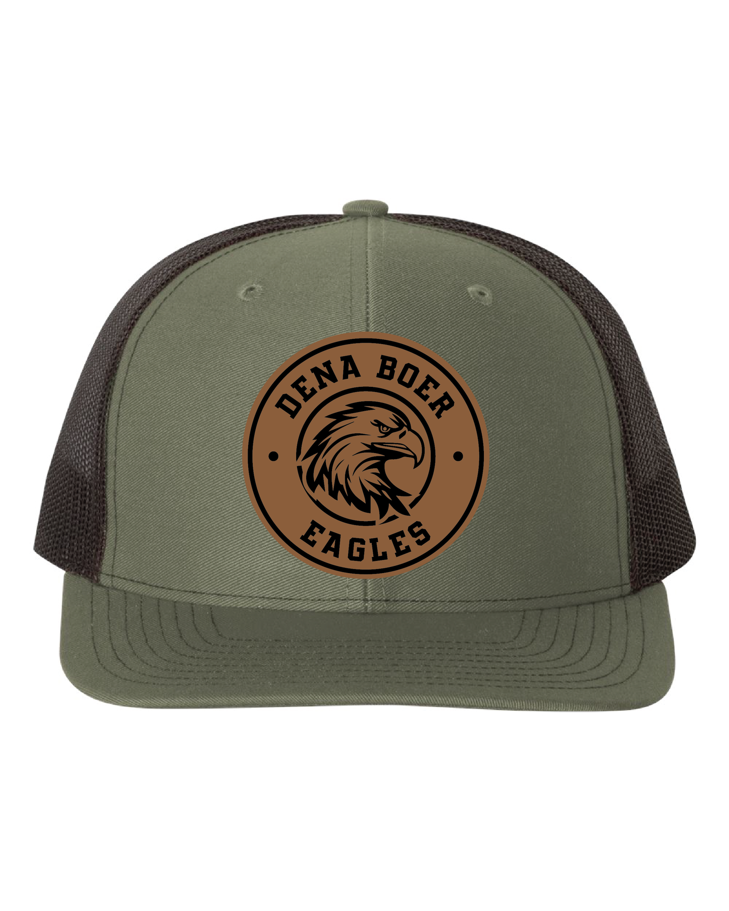 Snapback Leather Patch Hat