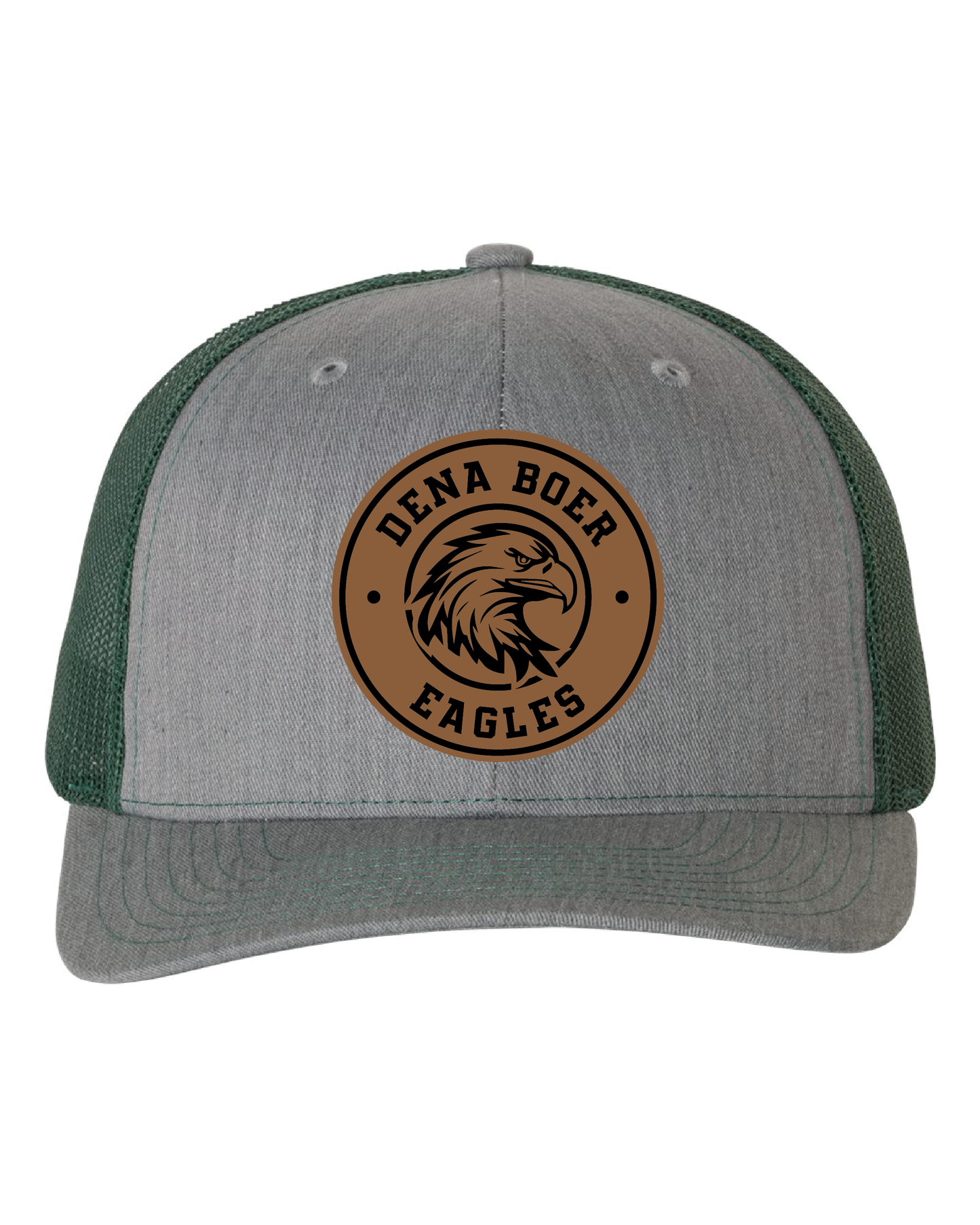 Snapback Leather Patch Hat