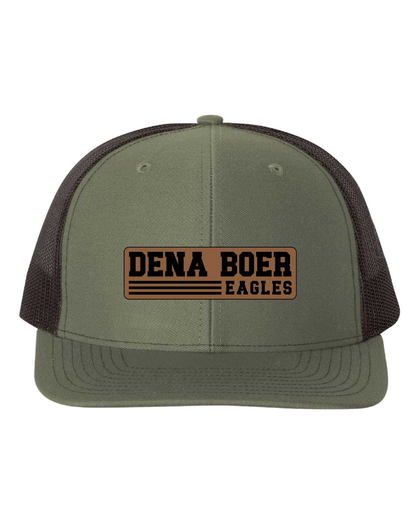 Snapback Leather Patch Hat