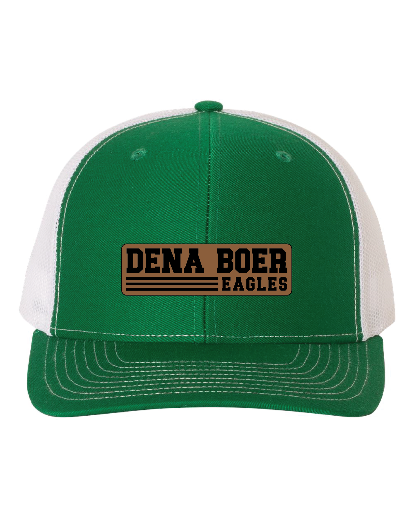 Snapback Leather Patch Hat