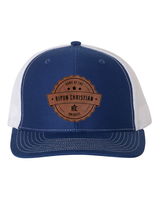 Richardson Leather Patch Snapback Hat