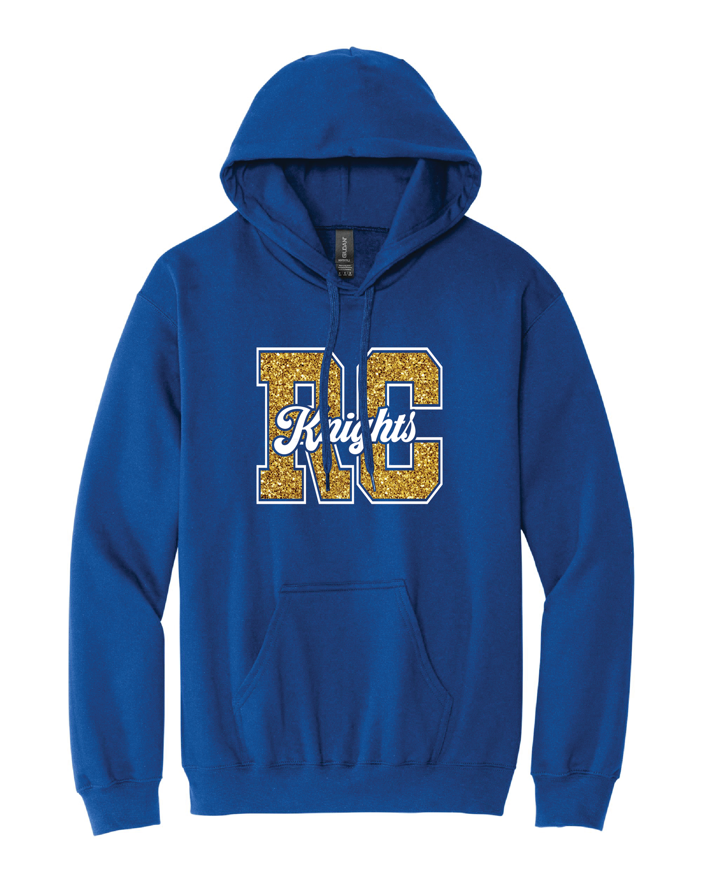 RC Glitter Initials Hoodie