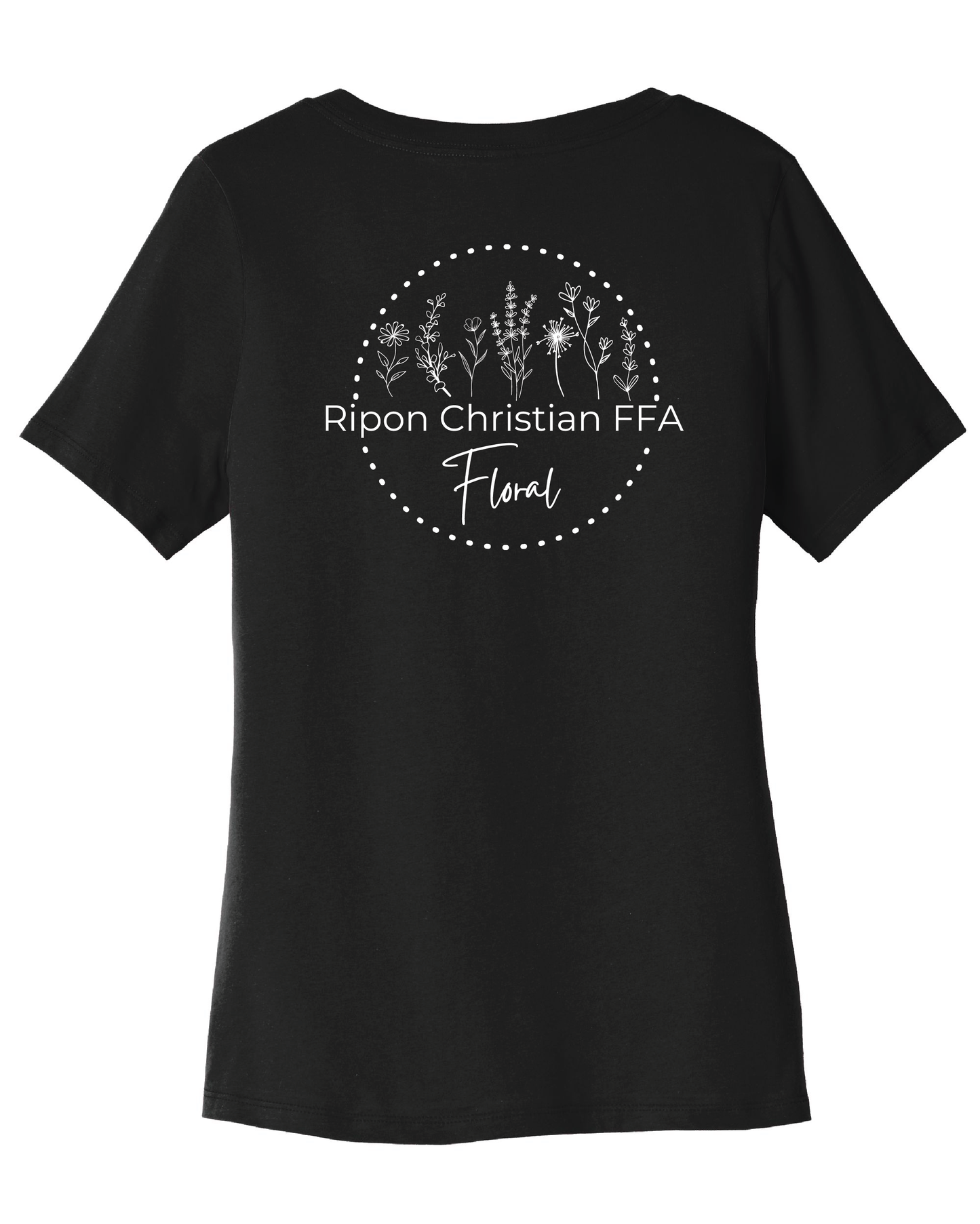 RC FFA Floral Women's V-neck Tee