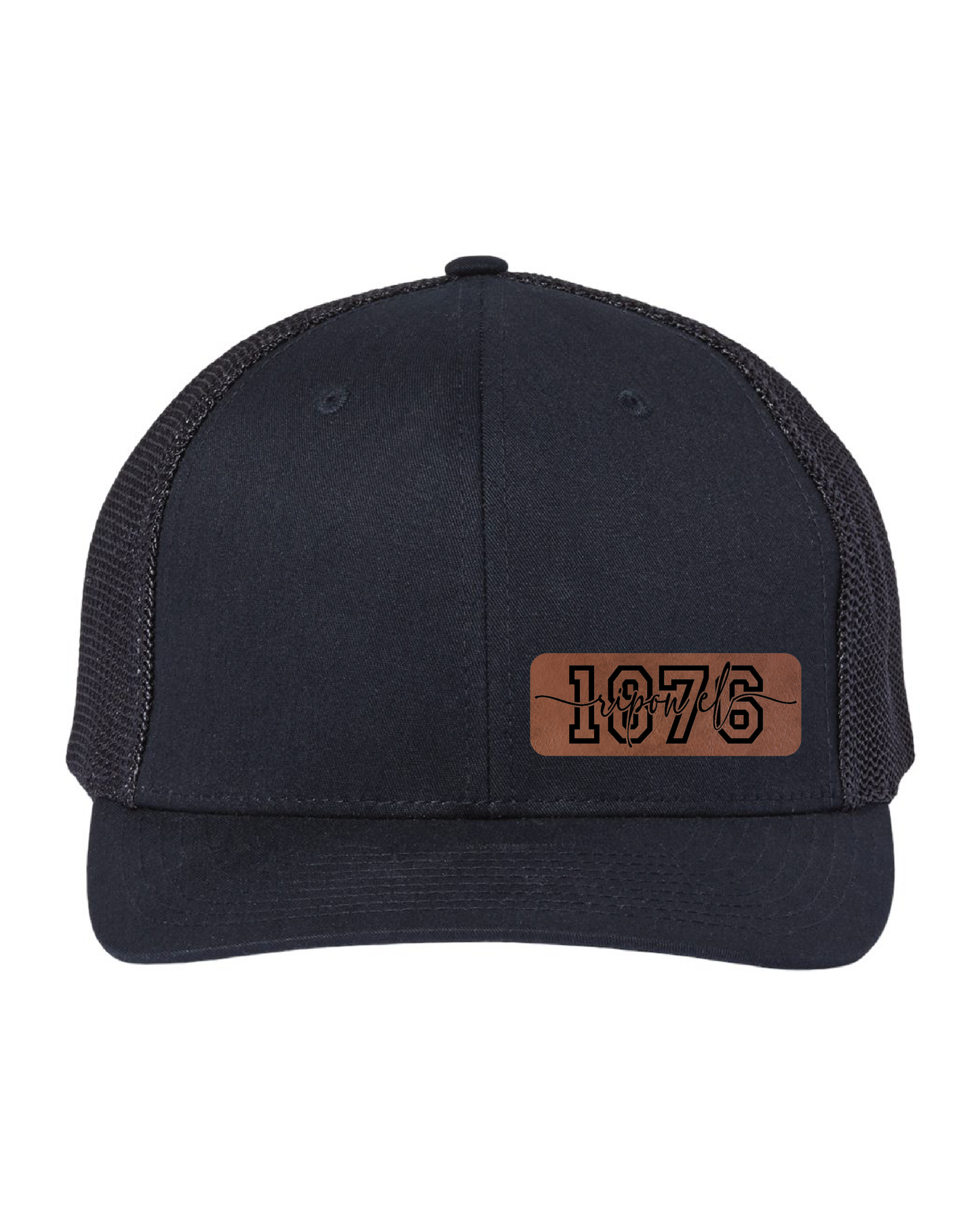 Snapback Leather Patch Hat