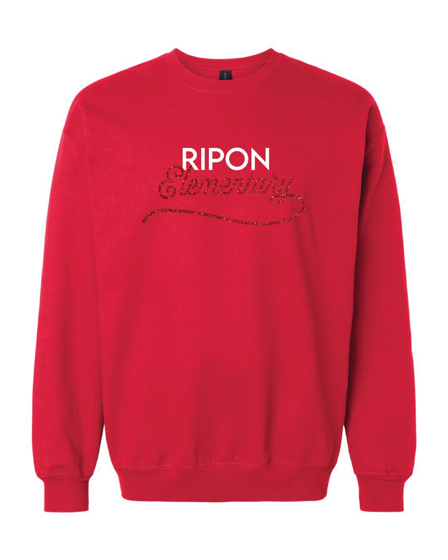 Glitter Script Crewneck Sweatshirt